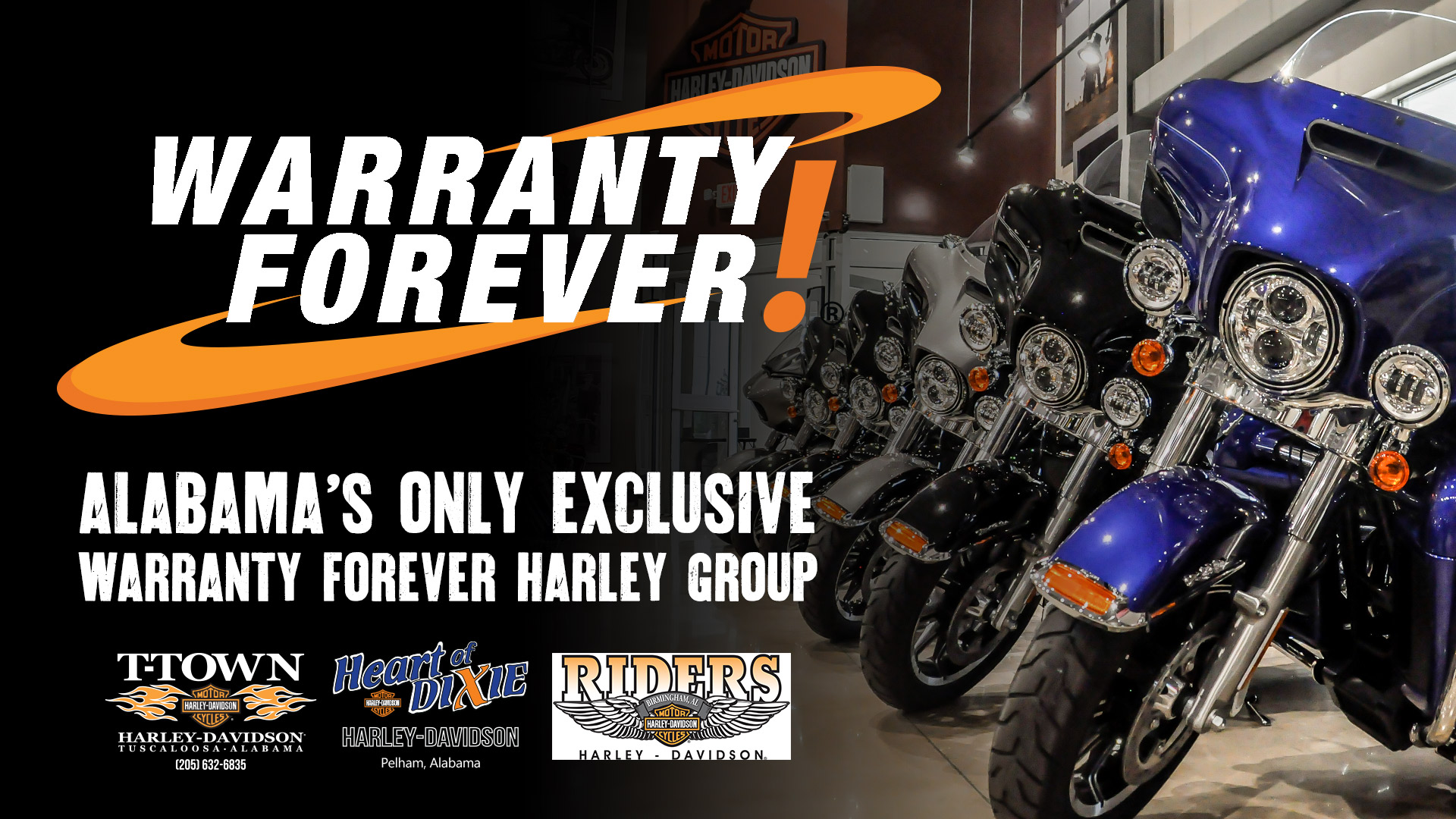 Warranty Forever - Lifetime Warranty on Harley Davidson ® Motorcycles at T-Town Harley-Davidson®